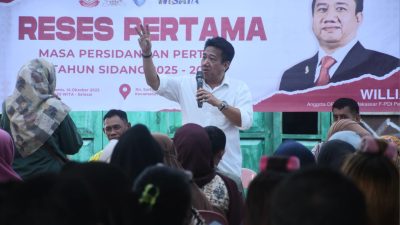 Reses di Tallo, William Serap Aspirasi Warga Terkait Air Bersih, Lampu Jalan dan Drainase