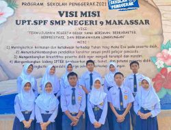 SMPN 9 Makassar Gelar Pemilihan Ketua dan Wakil Ketua OSIS Periode 2025-2026