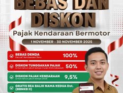 Insentif PKB Sulsel Diperpanjang: Bebas Denda 100 Persen dan Diskon hingga 50 Persen