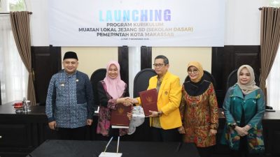 Kado HUT ke-418, Pemkot Makassar Launching Kurikulum Muatan Lokal di Tingkat Sekolah Dasar