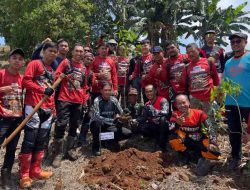 Wujud Kepedulian Terhadap Lingkungan, Wabup Bersama Dandim 1426/Takalar Laksanakan Penanaman Pohon