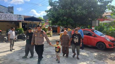Gerak Cepat, Polsek Manggala Temukan Balita yang Dilaporkan Hilang