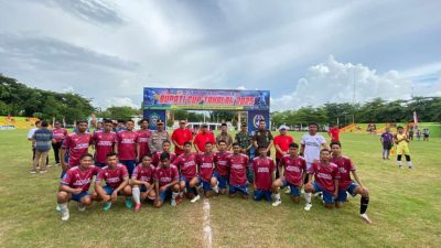 Perdana, Daeng Manye Buka Turnamen Sepakbola Bupati Cup I Takalar 2025