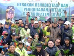 Tanam 10 Ribu Pohon, Bupati Gowa Ajak Semua Elemen Bersinergi Jaga Hutan dan Pegunungan