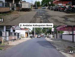 Gubernur Andi Sudirman Resmikan Jalan Andalas, Jalan Bali, dan Jalan Langsat di Kabupaten Bone