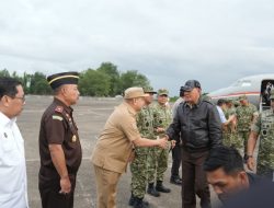 Wali Kota Munafri Jemput Langsung Menhan Sjafrie Sjamsoeddin di Lanud Sultan Hasanuddin