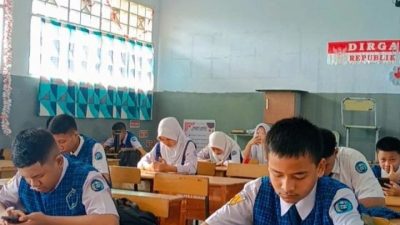 Ulangan Semester Ganjil TA 2025-2026 di SMPN 8 Makassar Dilaksanakan Secara Online