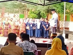 Pusat Peringatan HGN di Mamajang, SMPN 3 Makassar Meriahkan dengan Upacara dan Market Day Siswa