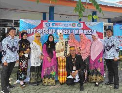 Peringatan HGN di SMPN 9 Makassar Berlangsung Meriah, Guru Ikut Lomba dan Dapat Doorprize