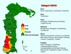 Peringatan Curah Hujan Tinggi, Pemkab Gowa Tingkatkan Kesiapsiagaan Bencana