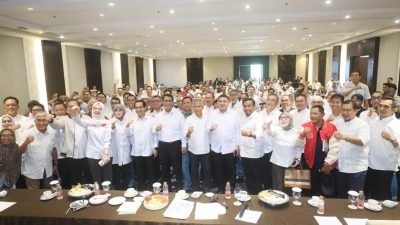Munafri – Aliyah Hadiri Rakor IKA Unhas, Dorong Kolaborasi Alumni untuk Pembangunan Daerah