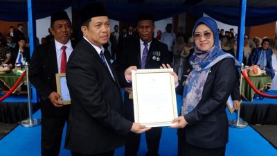 Momentum HAB ke-80, Pemkab Gowa Serahkan Sertifikat Hibah Pembangunan Kantor Haji dan Umroh