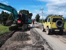 Perbaikan Rekonstruksi Ruas Paleteang-Malimpung-Batas Enrekang, Warga Pinrang Sambut Antusias