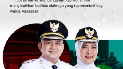Stadion Untia Mulai Dibangun 2026, Munafri – Aliyah: Insya Allah, Mohon Doa Warga Makassar