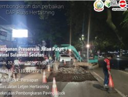 Perbaikan Jalan Hertasning Segera Rampung, Gubernur Sulsel Minta Warga Bersabar
