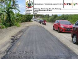 Preservasi Jalan Paket 3 Ruas Paleteang-Malimpung Enrekang Terus Berjalan, Gubernur Sulsel: Mohon Bersabar