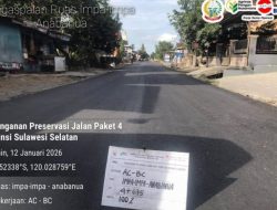 Preservasi Jalan Paket IV Ruas Impa-impa-Anabanua Wajo, Gubernur Sulsel: Segera Dirasakan Manfaatnya