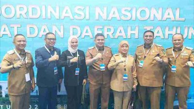 Dampingi Wali Kota dan Wawali Makassar, Ketua DPRD Supratman Hadiri Rakornas 2026 di Bogor