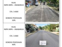 Gubernur Sulsel: Progres MYC Paket 4 Ruas Impa -impa Anabanua Wajo Capai 90 Persen