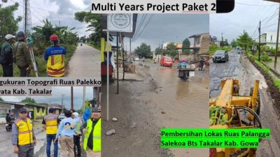 Gubernur Sulsel: MYC Paket 2 Lakukan Pengukuran Topografi dan Pembersihan Lokasi di Takalar – Gowa