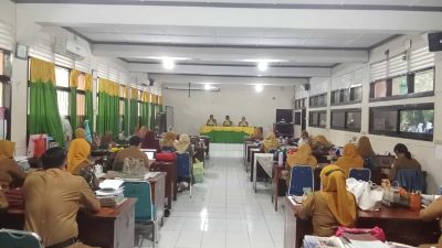 SMPN 3 Makassar Gelar Sertijab Pengawas, Syafri Hursasia Siap Tingkatkan Pembinaan