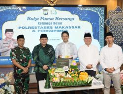 Buka Puasa Bersama Polrestabes, Munafri Tekankan Kolaborasi dan Jaga Kota Makassar