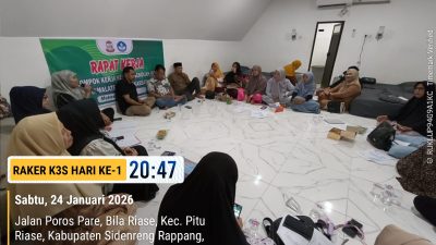 Raker K3S Kecamatan Tamalate Digelar di Puncak Bila, Bahas Program Pendidikan 2026