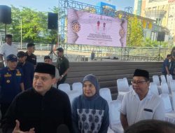 Munafri – Aliyah Undang Warga Makassar Salat Idul Fitri di Lapangan Karebosi