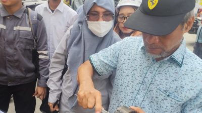 Uji Ketebalan Aspal Jalan Hertasning Penuhi Standar Teknis