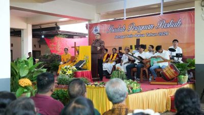 Hadiri Perayaan Paskah, Munafri Tekankan Toleransi dan Harmoni untuk Tarik Investasi di Makassar