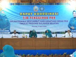 Jadi Tuan Rumah HKG PKK Nasional 2026, Sulsel Perkuat Koordinasi hingga Tingkat Desa