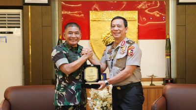 Kunjungan Sespimti Polri ke Kodam XIV/Hasanuddin, Perkuat Sinergitas TNI – Polri