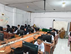 Digelar Tiga Gelombang, 303 Siswa SMPN 27 Makassar Ikuti TKA 2026