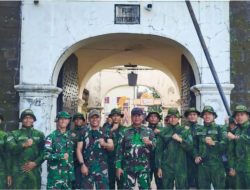 Satgaster Koops TNI Habema Gelar Aksi Bersih di Benteng Rotterdam dan Makam Diponegoro