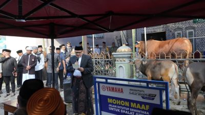 Saksikan Penyembelihan Sapi Kurban dari Presiden, Wali Kota Munafri: Terima Kasih Pak Prabowo