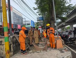 Respon Aduan Publik, Kecamatan Panakkukang Benahi Trotoar Jalan Nasional di Pettarani