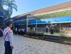 Kepsek Asrah Tekankan ke Siswa SMPN 23 Makassar Nilai-nilai Pancasila sebagai Dasar Negara
