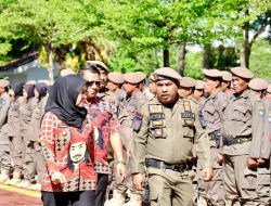 Pimpin Apel Besar Satpol PP, Bupati Gowa Tegaskan Peran strategis dan Jaga Keamanan Wilayah