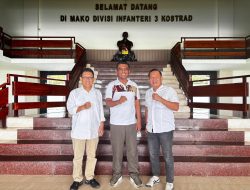 Bukti Cinta kepada TNI, PWI Sulsel – Divif 3 Kostrad Siap Bangun Program Kerja Sama
