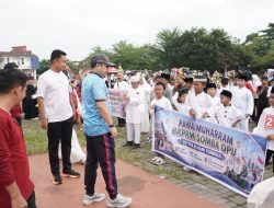 Semarakkan Tahun Baru Islam, Wabup Gowa Apresiasi Jalan Sehat Pawai Muharram
