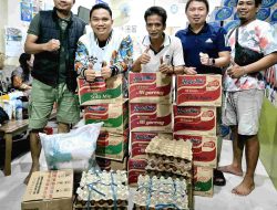 Pantau Dapur Umum, IKA SMPN 35 Makassar Salurkan Bantuan di Nusa Harapan Permai