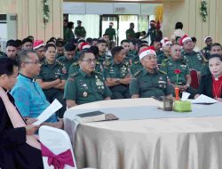 Pangdam XIV/Hasanuddin Hadiri Perayaan Natal Oikumene Tahun 2024 Secara Virtual