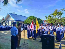 Muhammad Kasim Lantik Pengurus OSIS SMPN 19 Makassar Tahun 2025