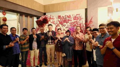 Hari Imlek, Danny Pomanto Silaturahmi ke Kediaman Wakil Ketua DPRD Makassar Eric Horas