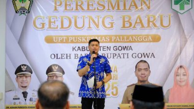 Adnan-Kio Tuntaskan Tiga Pembangunan Puskesmas di Gowa