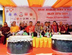 Kasdam XIV/Hasanuddin Hadiri Festival Arak-arakan Dewa-Dewi dan Budaya Imlek 2576/2025