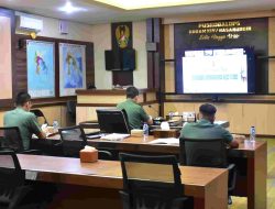 Aster Kasdam XIV/Hasanuddin Bersama Kapendam Ikuti Rakor TMMD ke-123 TA 2025