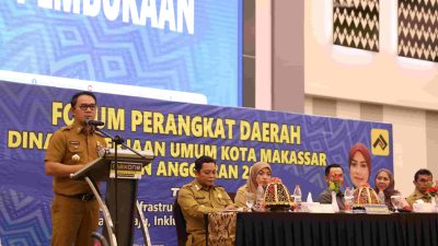 Pj Sekda Buka Forum Perangkat Daerah Dinas PU Makassar
