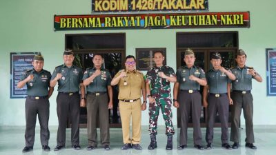 Perkuat Sinergitas, Bupati Lakukan Kunjungan ke Kodim 1426, Kejari dan Polres Takalar