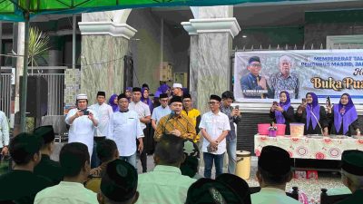 Eratkan Silaturahmi Warga Maccini, Rudianto Lalo, Cicu dan Wali Kota Makassar Hadiri Acara Bukber Muchlis Misbah